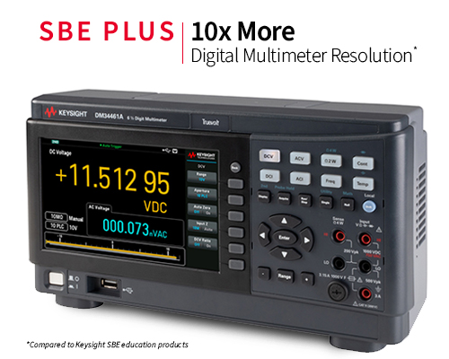 TestEquity: Keysight DM34461A Digital Multimeter, 6.5 Digit, 3 A